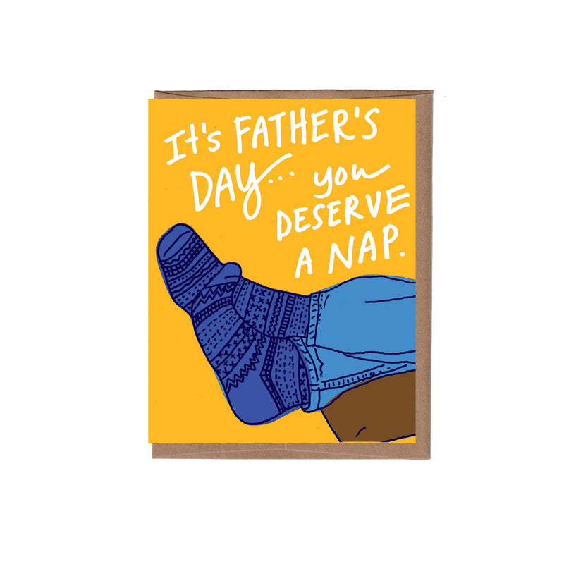 Dad Nap Father's Day Card | La Familia Green