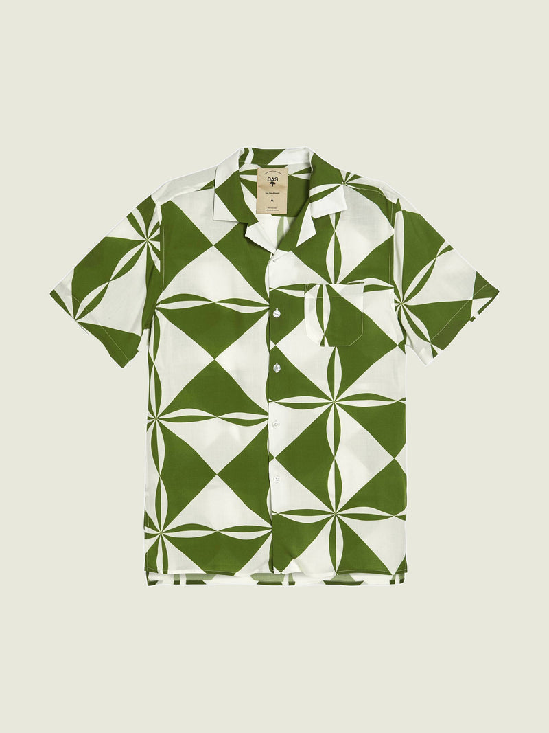 Bloomy Plateau Viscose Shirt | OAS Company