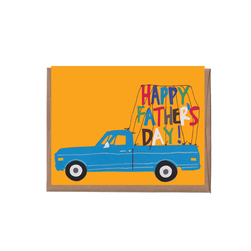 Pick Up Truck Father's Day Card | La Familia Green