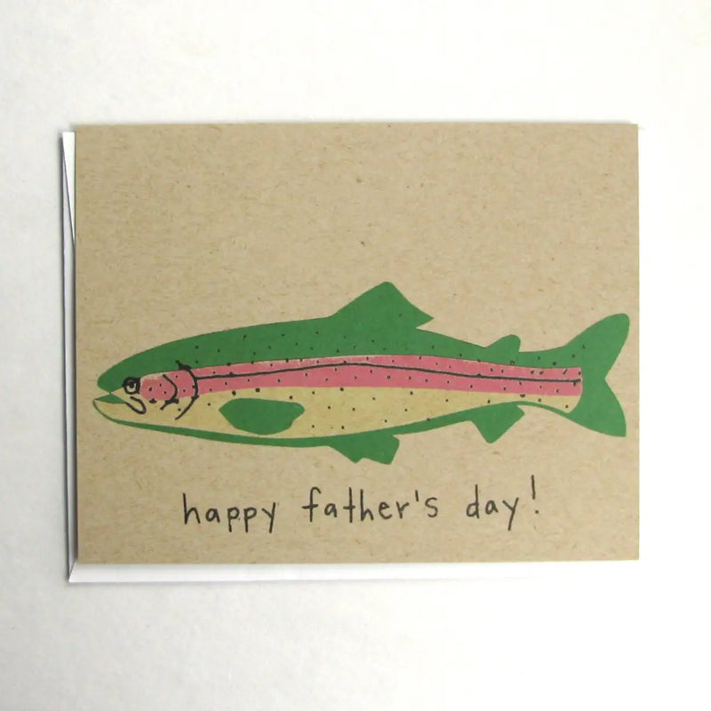 Trout Father's Day Card | La Familia Green