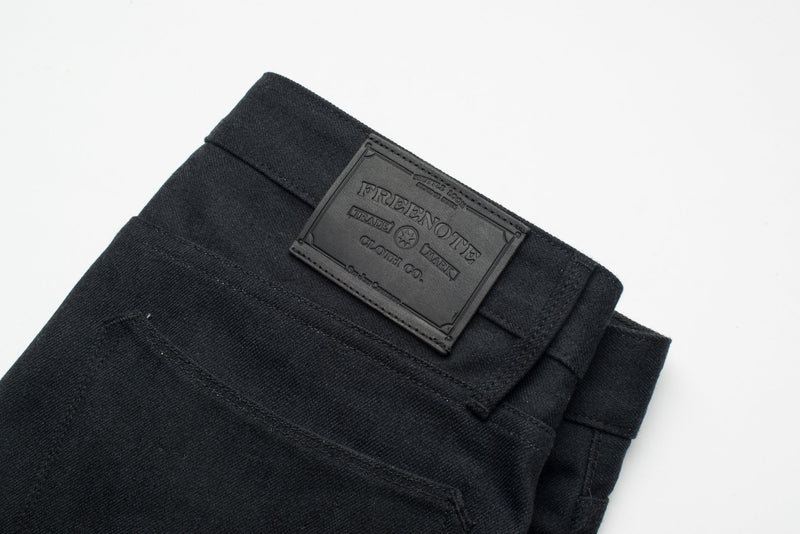 Portola Classic Taper | Black Grey 14oz Denim | Freenote Cloth