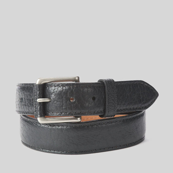 Sedona Bison Belt #100 | Black | Coronado Leather
