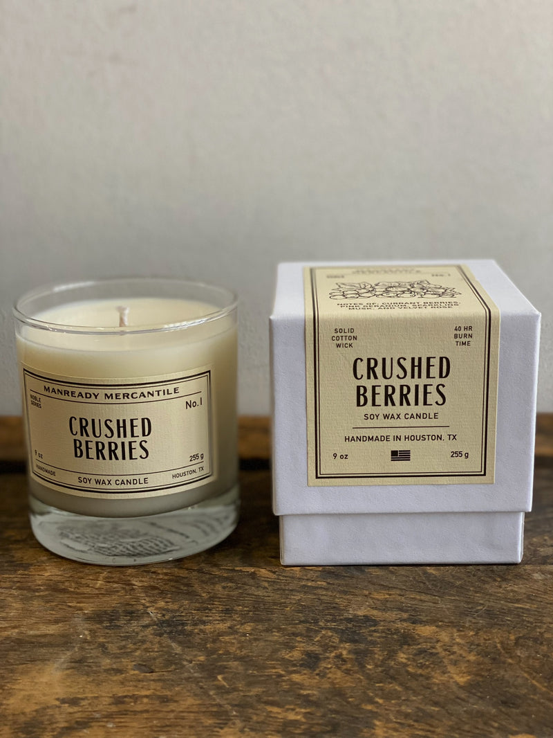 The Noble Series Soy Candle | Crushed Berries | Manready Mercantile