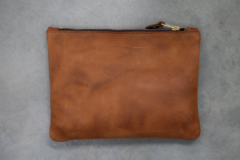 Americana Utility Pouch #294 | Chestnut | Coronado Leather - Manready Mercantile