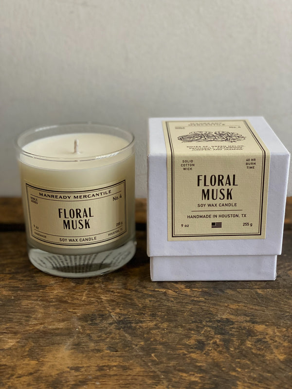 The Noble Series Soy Candle | Floral Musk | Manready Mercantile