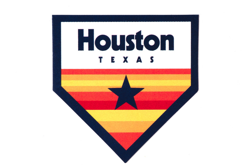 Sticker | Vintage Houston Homeplate | Manready Mercantile - Manready Mercantile