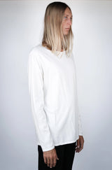Basis L/S Tee | Off White | Monadic Clothing