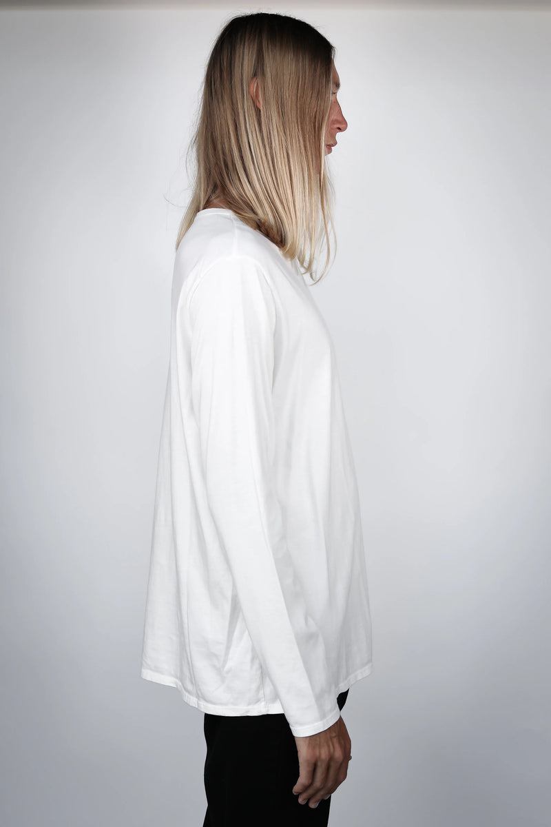 Basis L/S Tee | Off White | Monadic Clothing