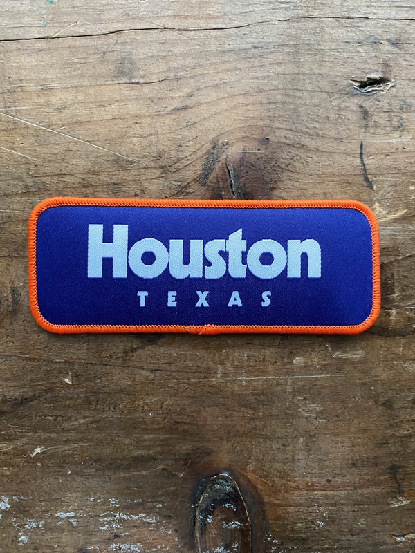 Patch | Houston Texas | Orange + Navy | Manready Mercantile