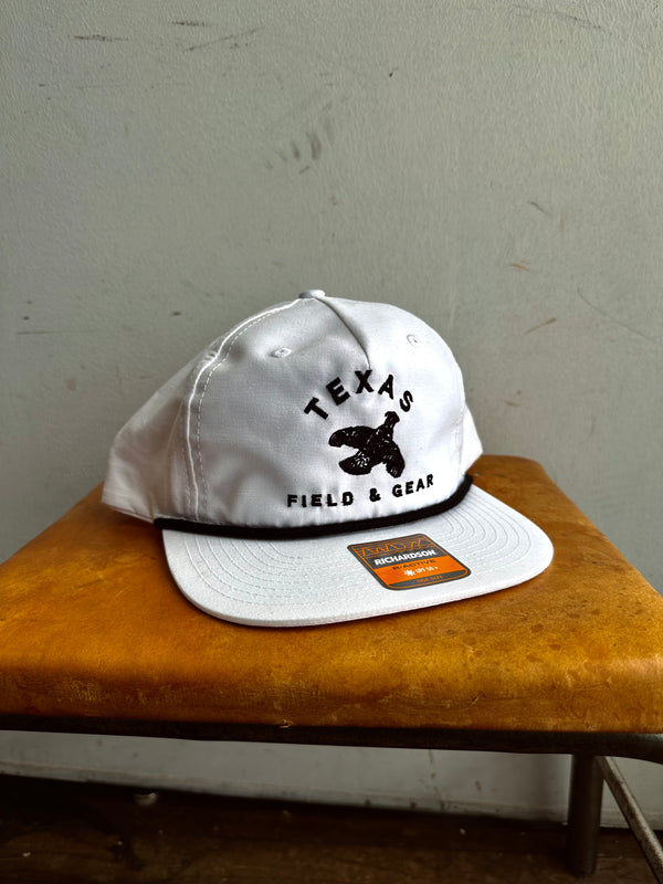256 Richardson Hat  | Embroidered Field & Gear 2 | White | Manready Mercantile