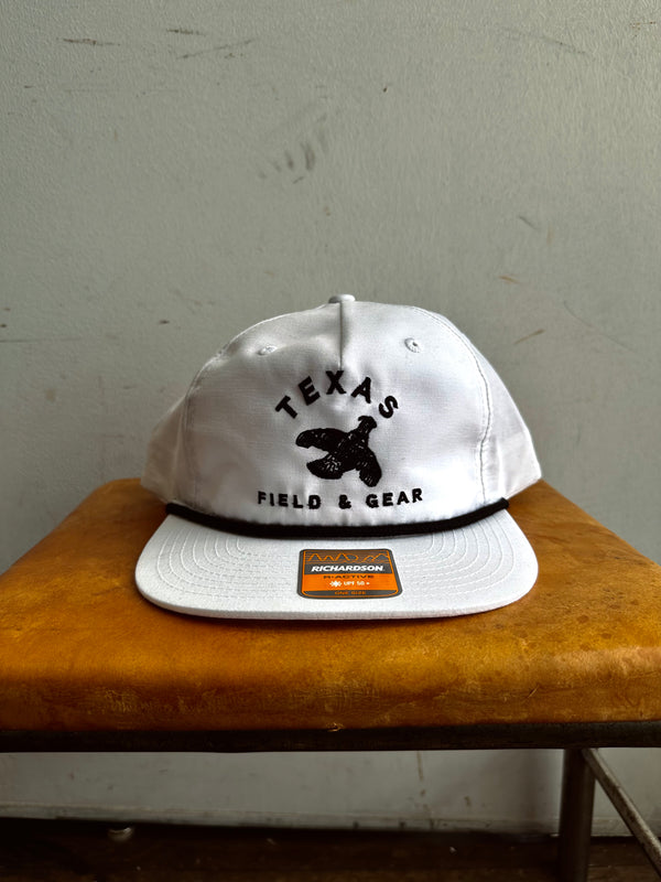 256 Richardson Hat  | Embroidered Field & Gear 2 | White | Manready Mercantile