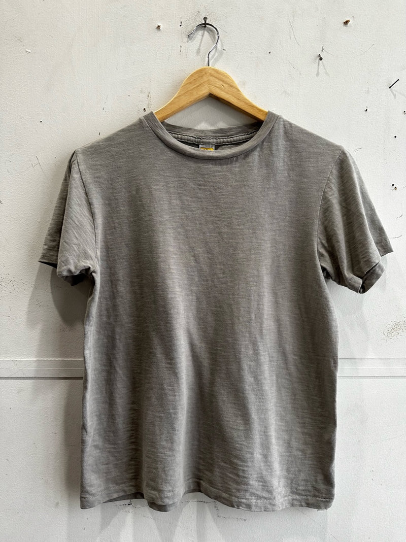 Rolled Tee | Grey | Velva Sheen