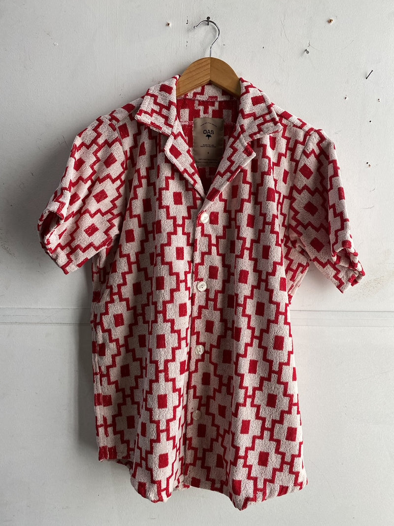 Cuba Terry Shirt | White Machu | OAS Company