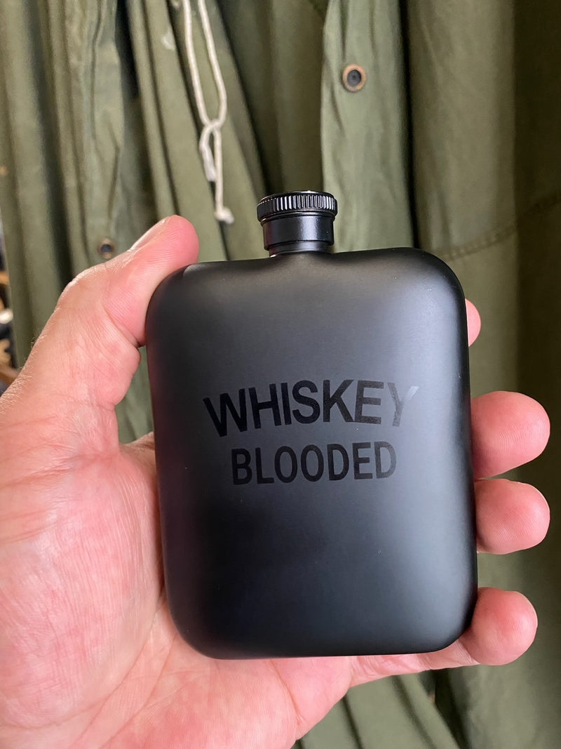Whiskey Blooded Flask | Manready Mercantile