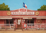 Framed Art Print 5" x 7" | Roadtrippin' Texas |  Jim Koehn Artwork