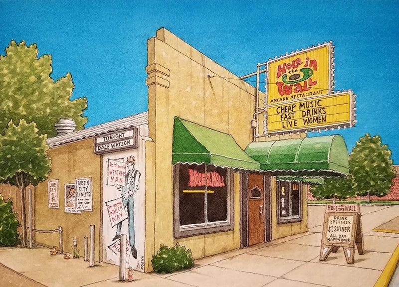 Art Print 5" x 7" | Roadtrippin Texas | Jim Koehn Artwork
