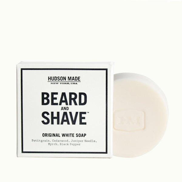 Beard & Shave Soap | Original White | Hudson Made