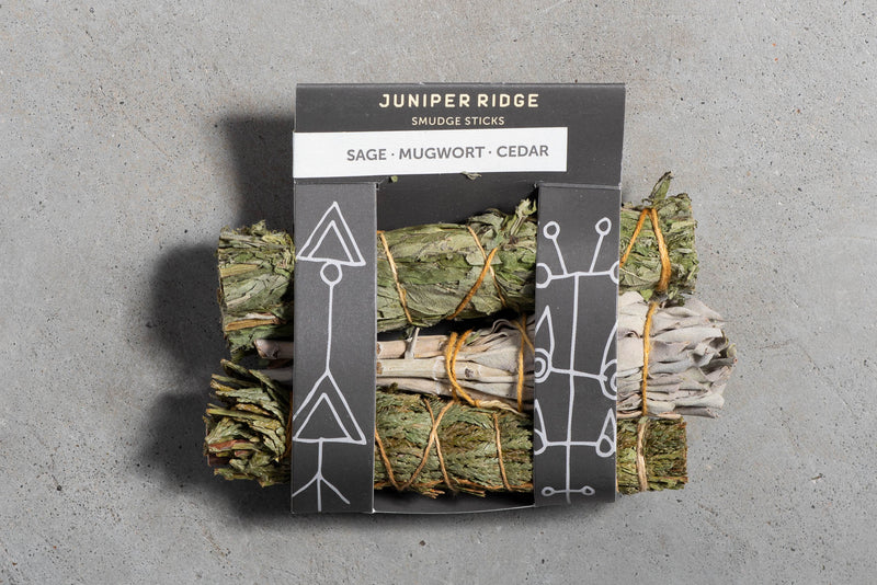 Smudge Variety Bundle | Sage, Mugwort, Cedar | Juniper Ridge - Manready Mercantile