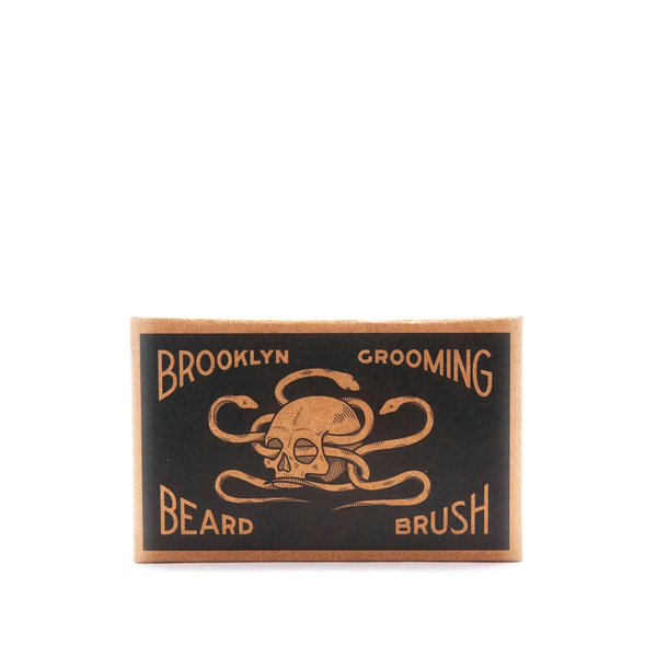 Beard Brush | Beechwood + Boar Bristle | Brooklyn Grooming