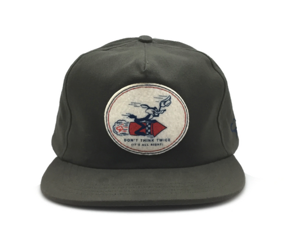 Don't Think Twice Strapback | Olive | The Ampal Creative