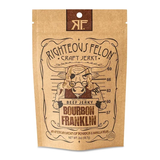 Bourbon Franklin Beef Jerky | Righteous Felon Craft Jerky