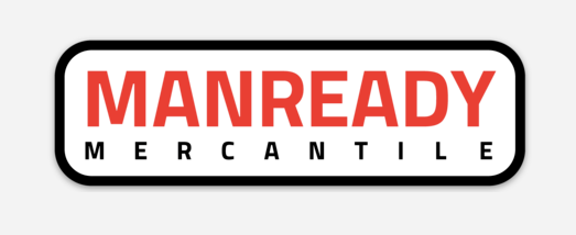 Sticker| Red & Black Logo | Manready Mercantile
