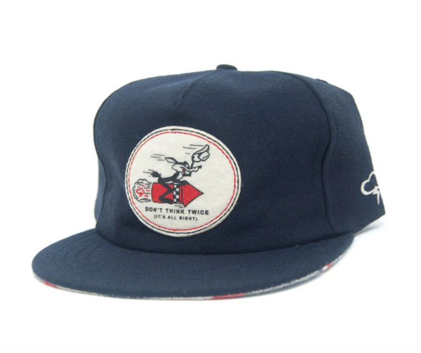Don't Think Twice Strapback | Navy | The Ampal Creative