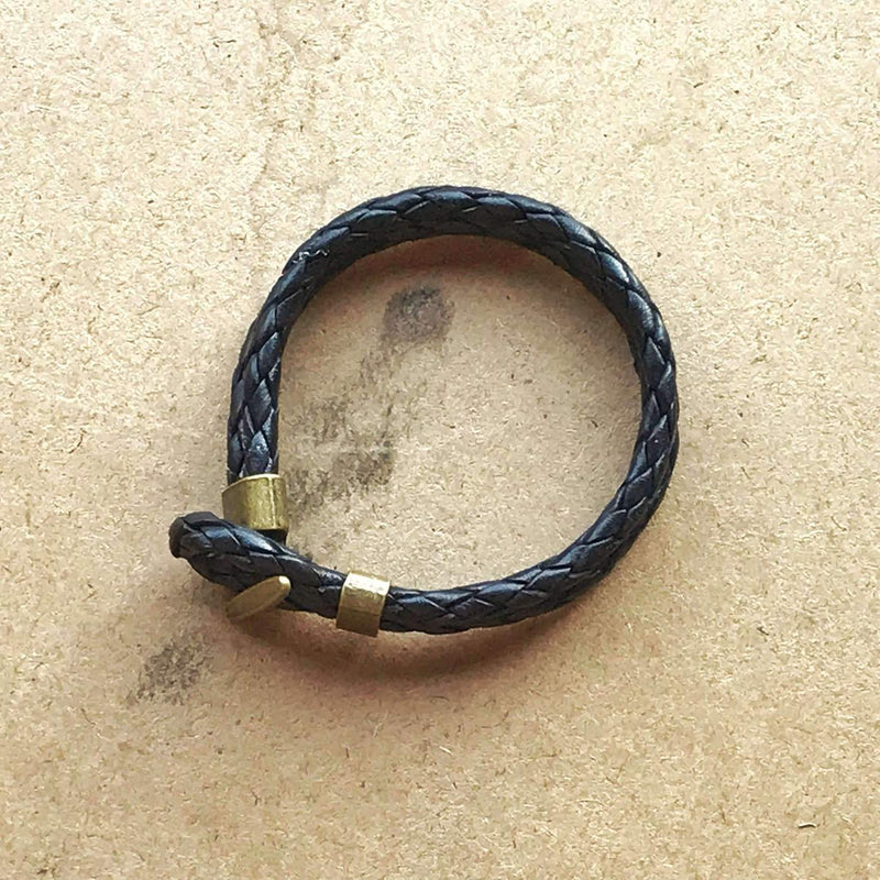 Hook + Loop Leather Bracelets