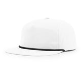 256 Richardson Hat | Work Hard Live Well | Black + White | Manready Mercantile