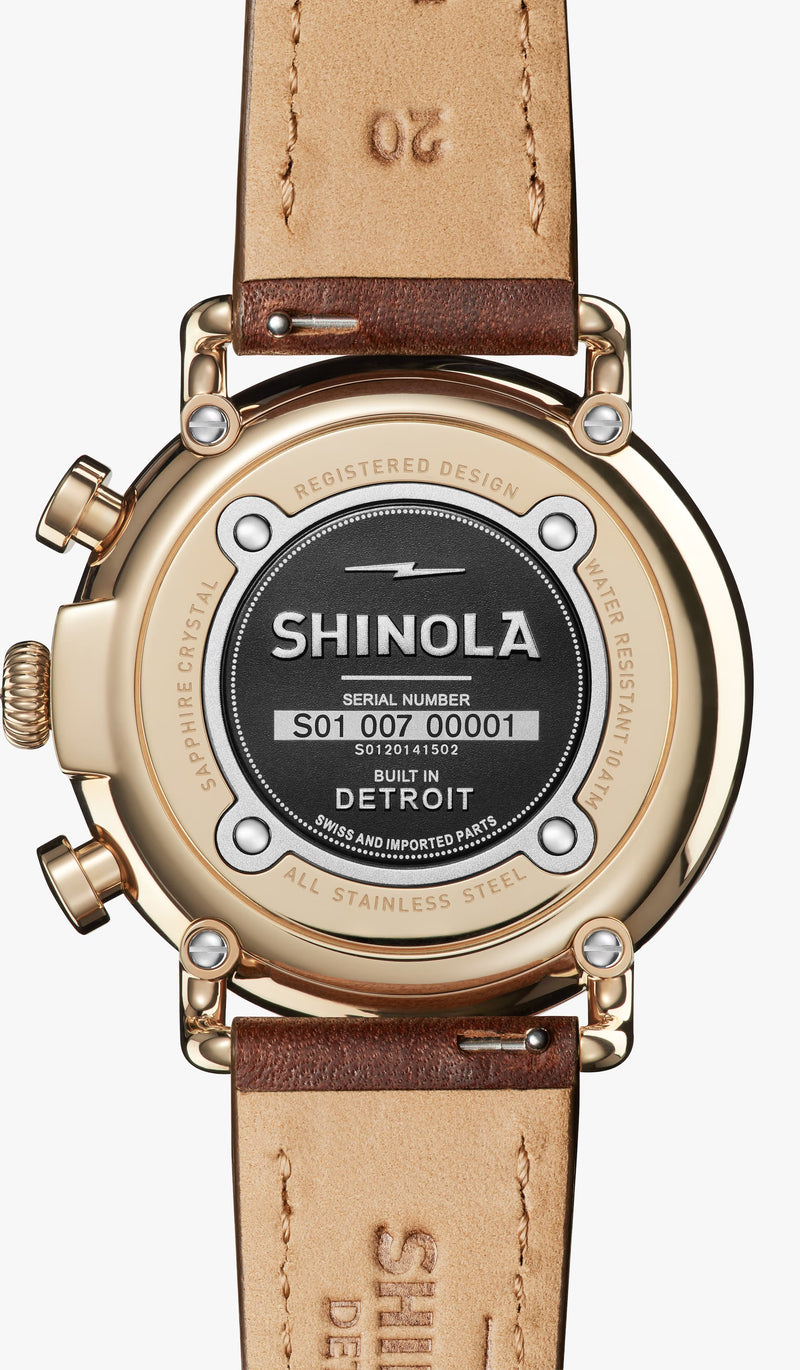 The Runwell Chronograph 41mm | Ivory | Shinola Detroit