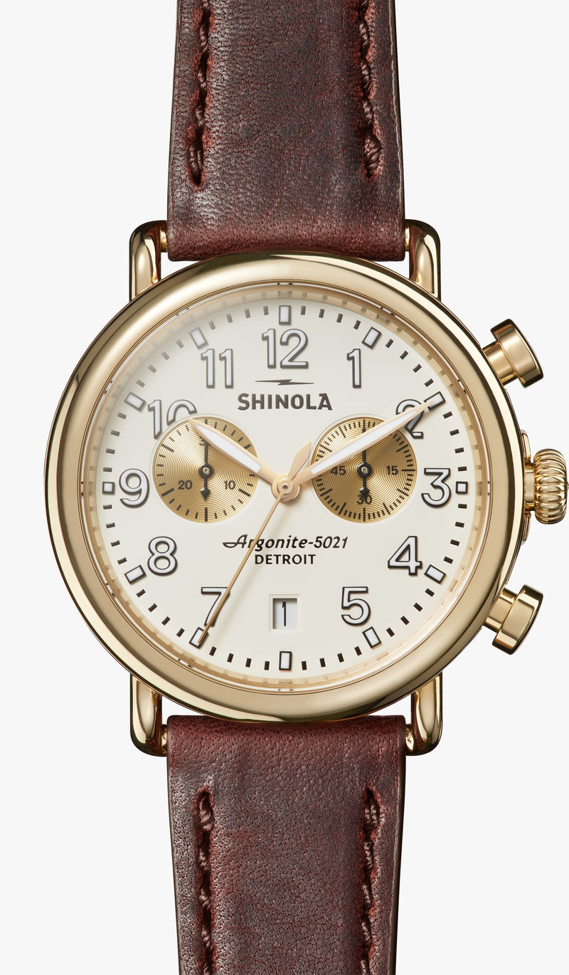 The Runwell Chronograph 41mm | Ivory | Shinola Detroit