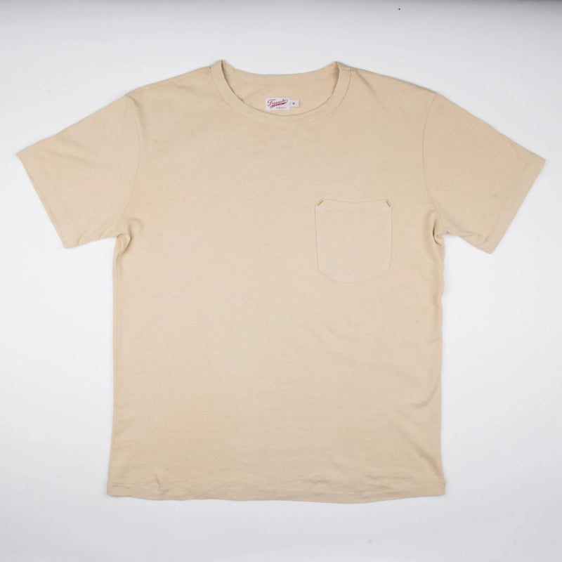 13 oz Shifter Tee | Cream | Freenote Cloth