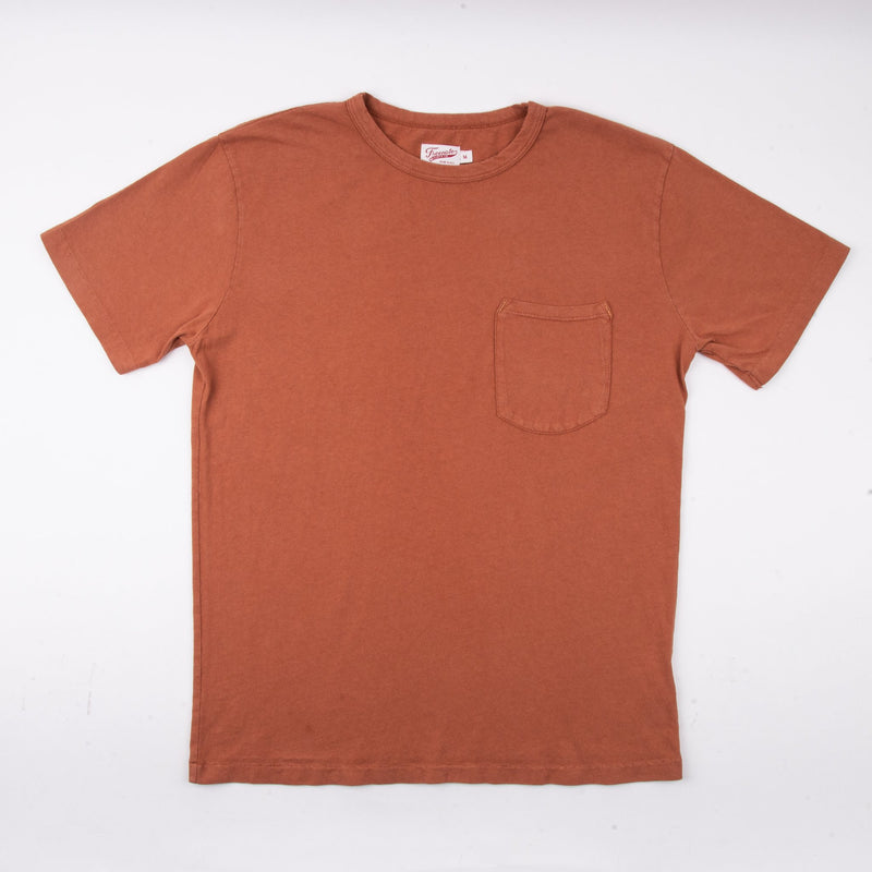 9 oz. Pocket Tee | Rust  | Freenote Cloth