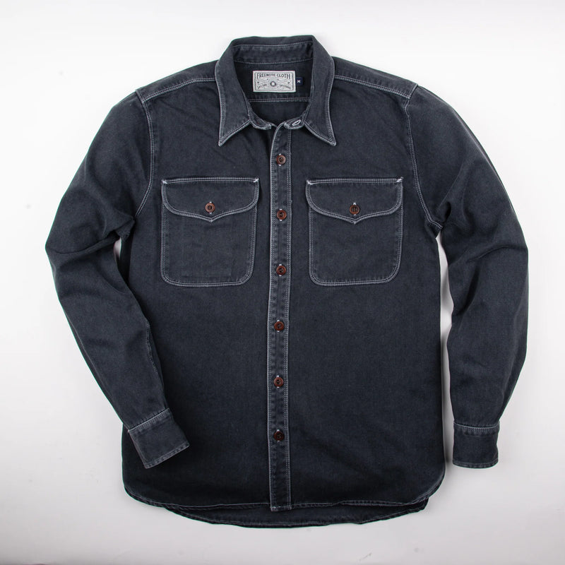 Utility Shirt | Charcoal | Freenote Cloth