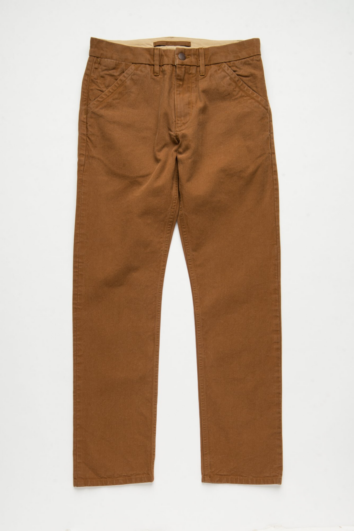 Workers Chino Slim Straight | Rust | Freenote Cloth – Manready