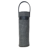 Wine Tote | Charcoal Waxed Canvas | Hardmill