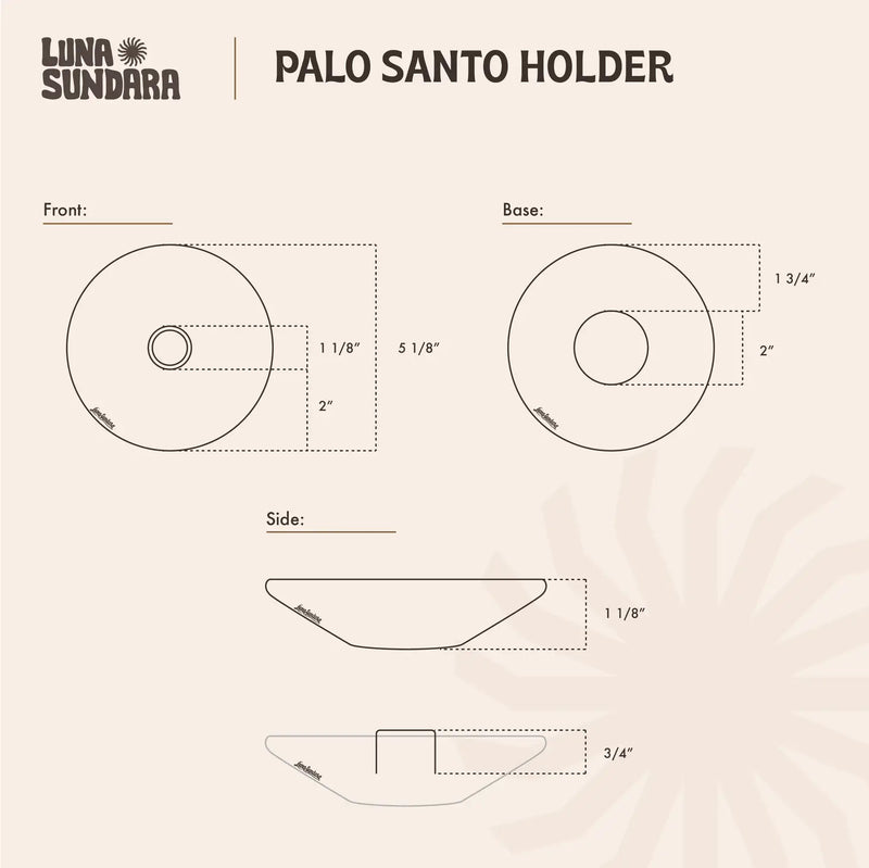 Chulucanas Ceramics | Palo Santo Holder | Luna Sundara