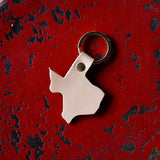 State of Texas Key Fob | Natural | Odin Leather Goods