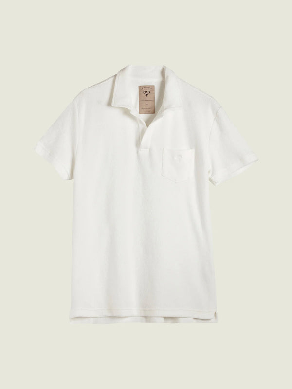 Polo Terry Shirt | White | OAS Company