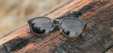 Ainsworth Acetate Sunglasses | Harbor Fade/Black Chrome | Grey Polarized | Shwood