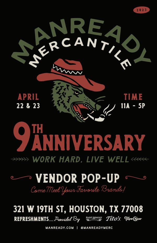 9-Year Anniversary Limited Edition Poster | Manready Mercantile