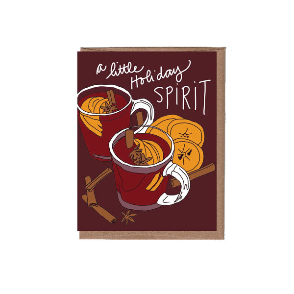 Scratch & Sniff Mulled Wine Christmas Card | La Familia Green