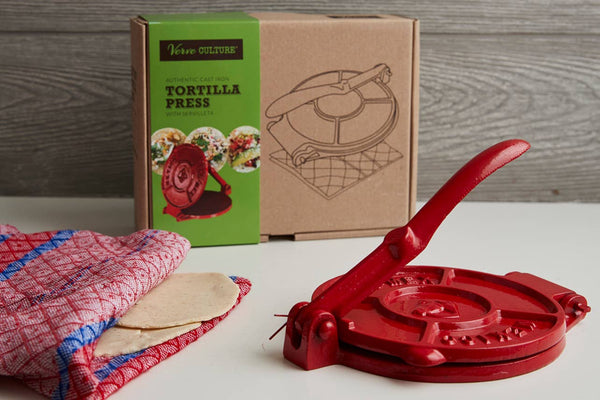 Cast Iron Tortilla Press Kit | Verve Culture