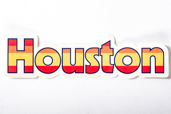 Sticker | Retro Houston Astros | Manready Mercantile - Manready Mercantile