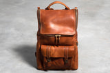 Top Zip Americana Backpack #740 | Chestnut | Coronado Leather - Manready Mercantile