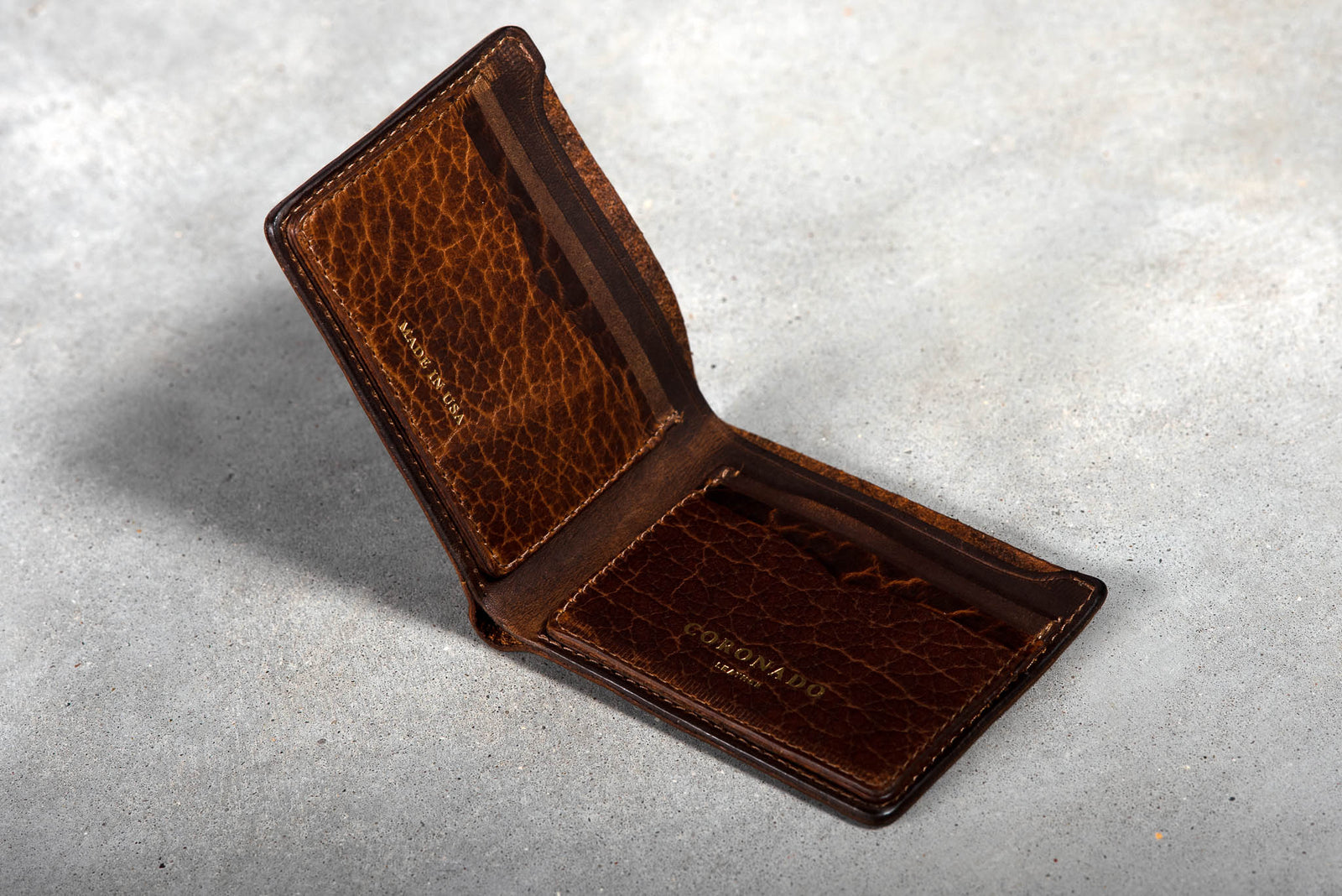 Bison Classic Billfold #623 | Coronado Leather – Manready Mercantile