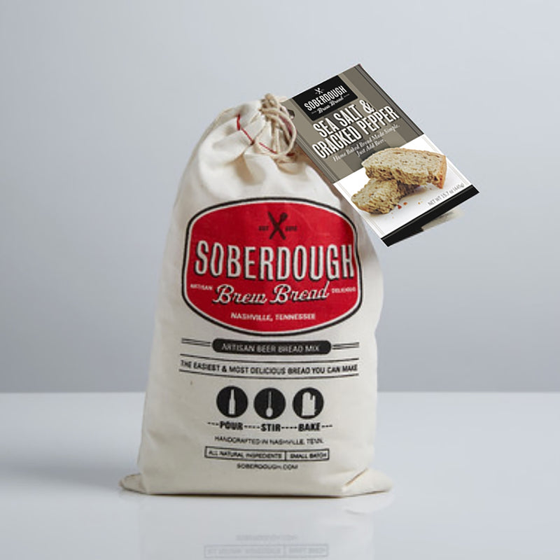 Sea Salt and Cracked Pepper Bread Mix | Soberdough