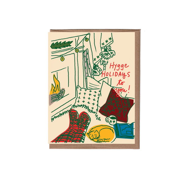 Hygge Holidays Christmas Card | La Familia Green
