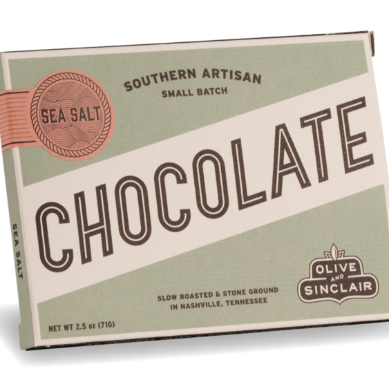 Dark Sea Salt Chocolate Bar | Olive & Sinclair Chocolate