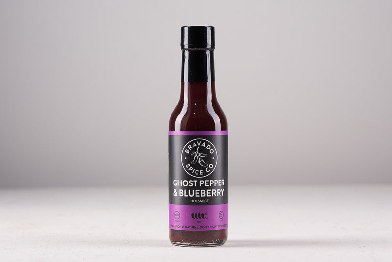 Bravado Spice Co Hot Sauce Made in Houston Texas Pantry Kitchen BBQ Manready Mercantile Ghost Pepper Blueberry